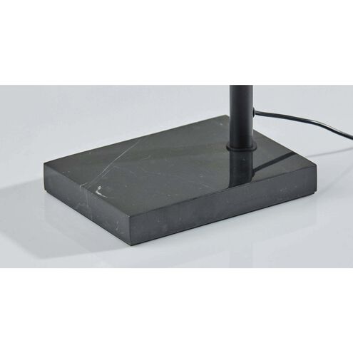 Cullen 24 inch 9.00 watt Black LED Desk Lamp Portable Light, with Smart Switch