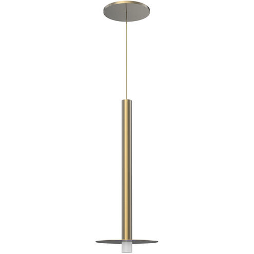 Elixir LED 5.88 inch Brushed Gold Pendant Ceiling Light
