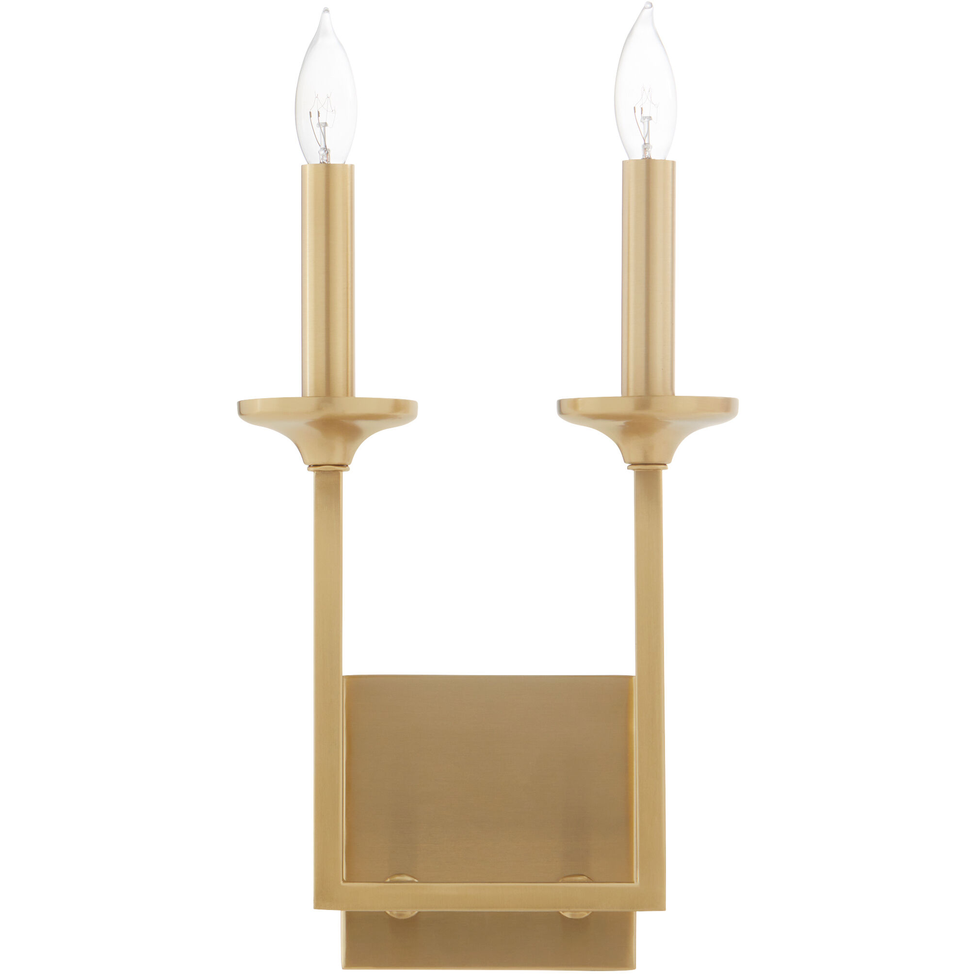 Eldorado 2 Light 8 inch Aged Brass Wall Mount Wall Light