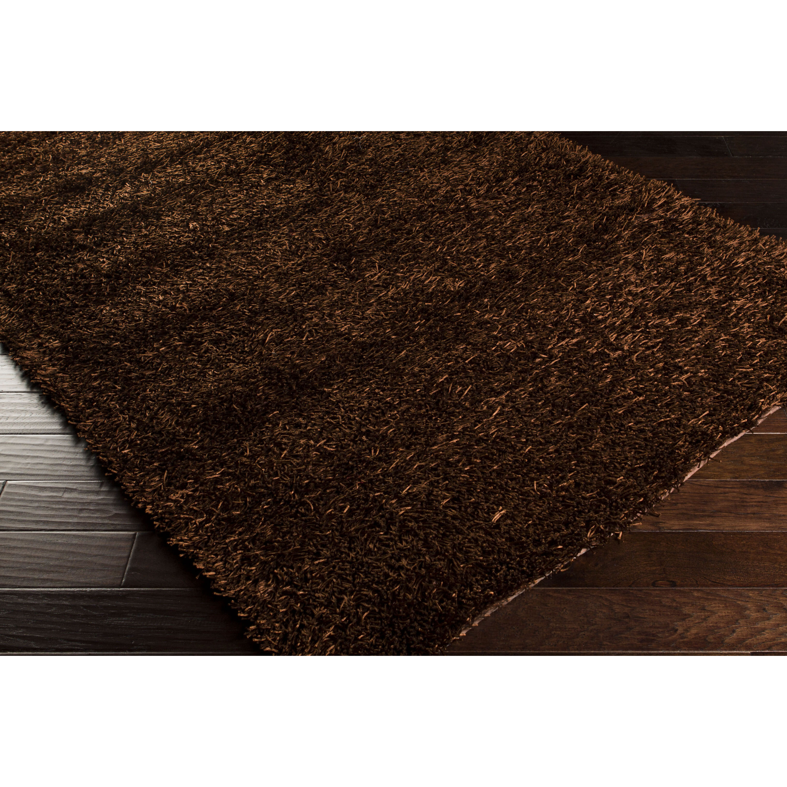 Vivid 50 X 30 inch Rust Handmade Rug
