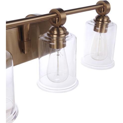 Romero 4 Light 30 inch Espresso Vanity Light Wall Light