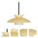 Trilo 15 1 Light Black Stem Pendant Ceiling Light