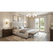 Tova 6 Light 36.5 inch Rubbed Brass Chandelier Ceiling Light
