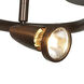 Mirage 4 Light 120 Bronze Track Ceiling Light