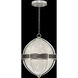 Mirage 3 Light 18.75 inch Silver Pendant Ceiling Light