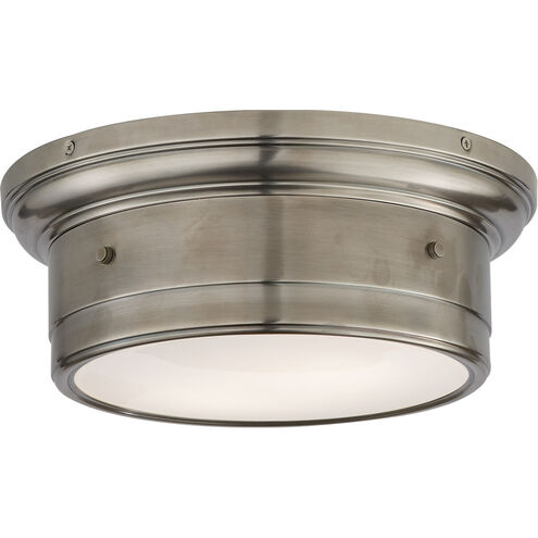 Siena2 2 Light 11.75 inch Antique Nickel Flush Mount Ceiling Light, Small