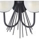 New Traditional 2 Light Matte Black Wall Sconce Wall Light