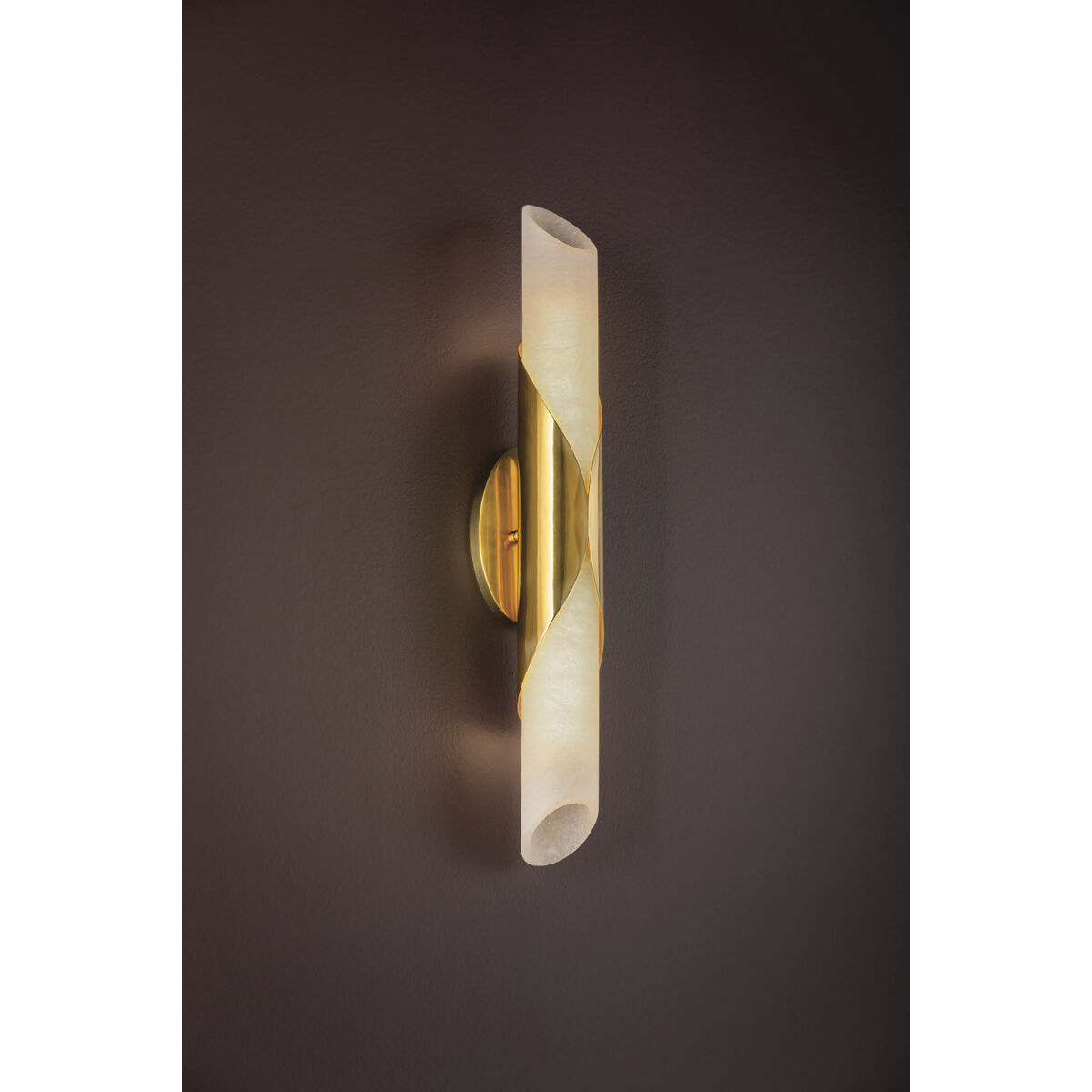 Camilla 2 Light 4.75 inch Vintage Polished Brass Wall Sconce Wall Light