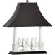 Wildwood 22 inch 60 watt Black Finished Base Table Lamp Portable Light