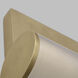 Kelly Wearstler Esfera Wall Sconce Wall Light in LED 90 CRI 2700K, Natural Brass