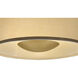 Sonia 3 Light 18 inch Lacquered Brass Pendant Ceiling Light in Light Beige Fabric