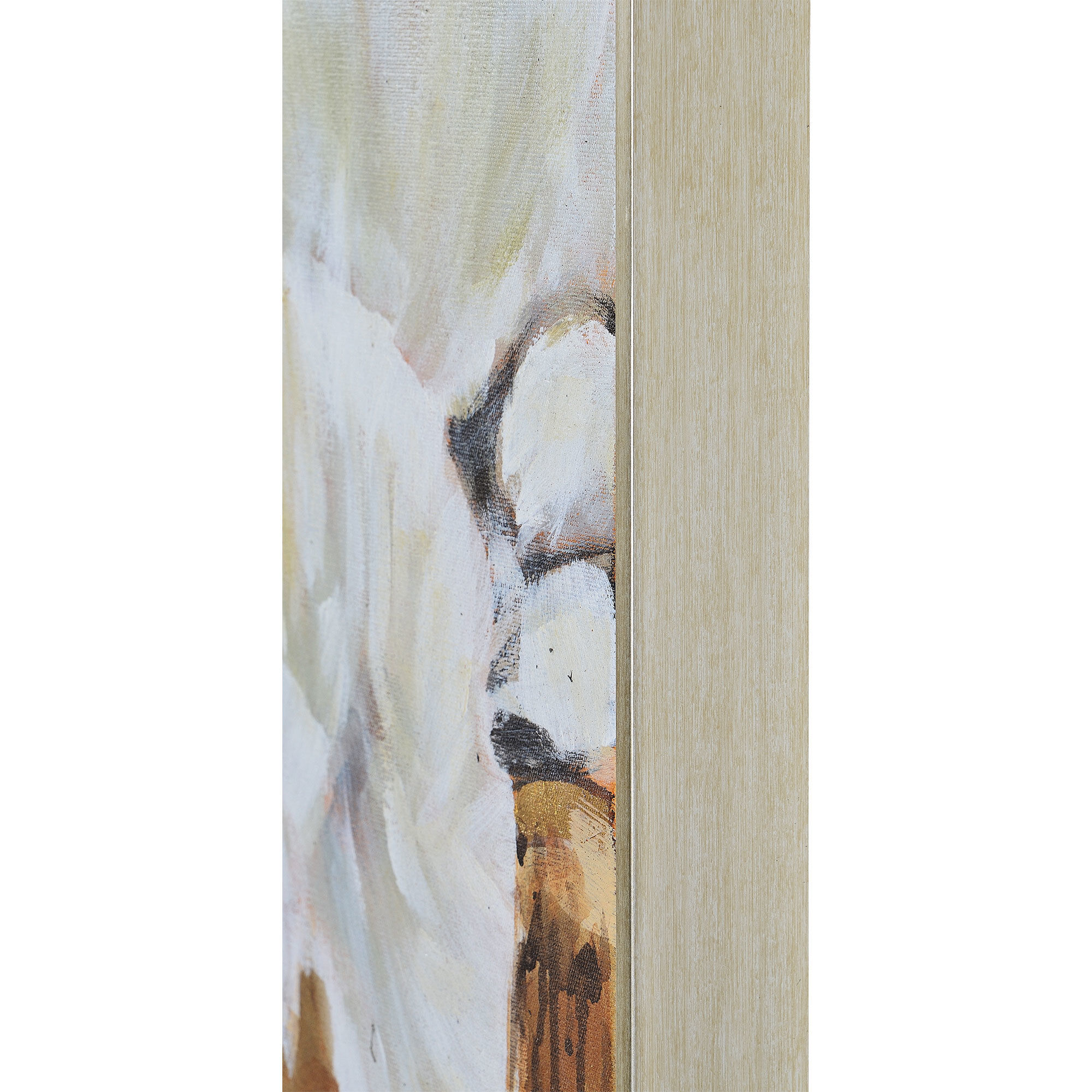 Fleurimont Texture and Gold Leaf Canvas Art