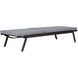 Bea 77 inch Textured Charcoal Gray Outdoor Pool Chaise Cushion