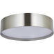 Snare LED 10 inch Brushed Nickel Flush Mount Ceiling Light