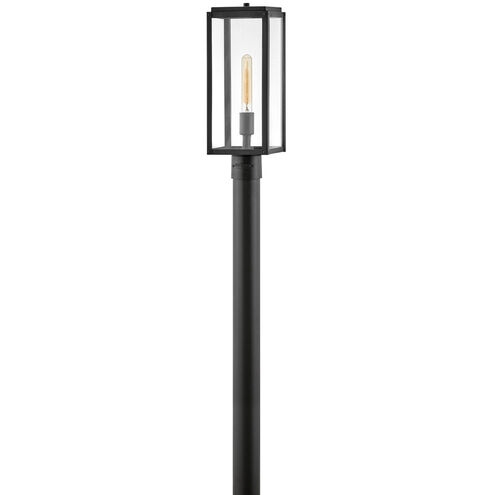 Open Air Max LED 18.5 inch Black Outdoor Post Mount Lantern, Medium