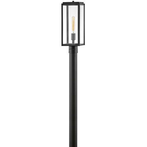 Open Air Max LED 18.5 inch Black Outdoor Post Mount Lantern, Medium