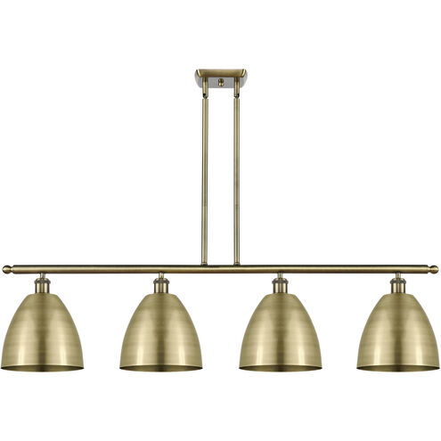 Ballston Dome LED 48 inch Antique Brass Island Light Ceiling Light
