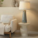 Sculpt 17.75 X 16 inch Cream White Side Table