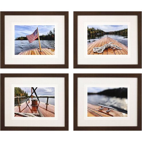 Waterside Collection Brown Framed Art