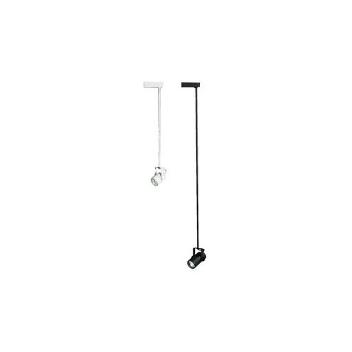 Tyler Black Track Head Extension Rod Ceiling Light in 24in.
