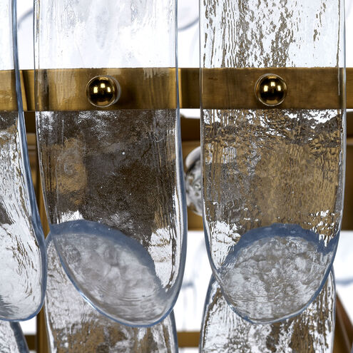 Arcade 10 Light 26 inch Brass Chandelier Ceiling Light