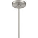 Pacific 1 Light 14 inch Brushed Nickel Pendant Ceiling Light