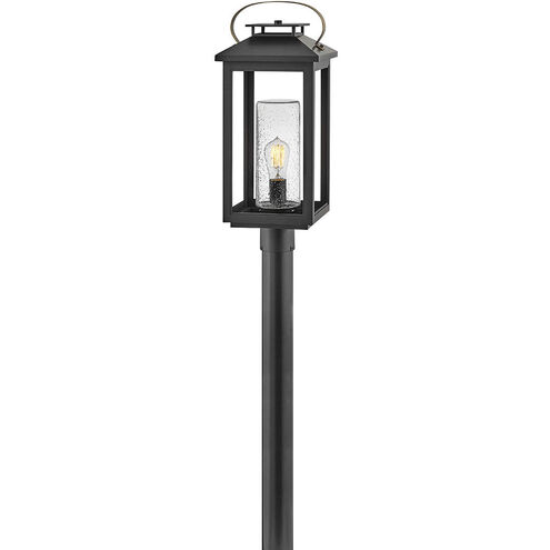 Coastal Elements Atwater 1 Light 23 inch Black Outdoor Post Mount Lantern in Non-LED