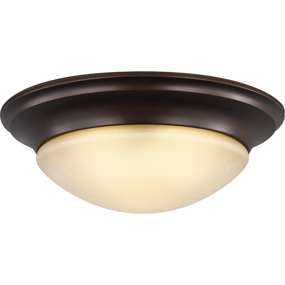 Nash 3 Light 16.75 inch Bronze Flush Mount Ceiling Light