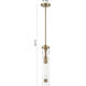 Mistero 1 Light 4 inch Gold Pendant Ceiling Light