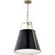 Etcher 2 Light Black Pendant Ceiling Light