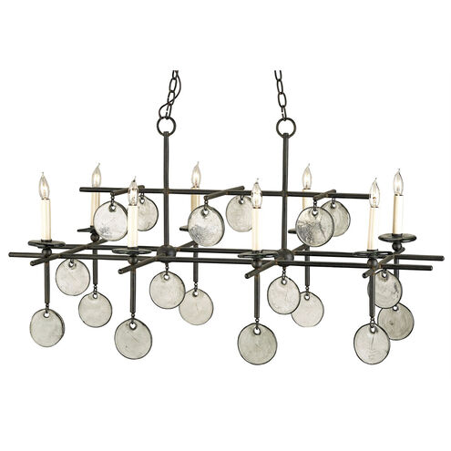 Sethos 8 Light 42 inch Old Iron Chandelier Ceiling Light