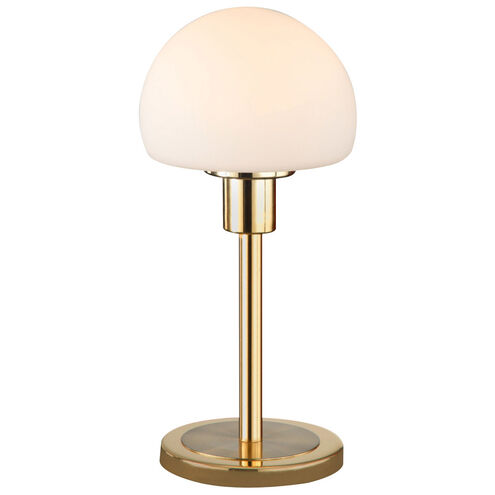 Wilhelm 12 inch 4.50 watt Brass-Matte Table Lamp Portable Light