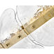 Lillia 6 Light 36.25 inch Heritage Brass Chandelier Ceiling Light