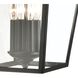 Main Street 4 Light 21 inch Black Outdoor Wall Sconce
