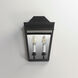 Oxford 2 Light 14 inch Black Outdoor Wall Mount
