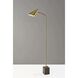 Hawthorne 55 inch 40.00 watt Antique Brass Floor Lamp Portable Light