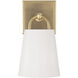 Brody 1 Light 6 inch Aged Brass Sconce Wall Light