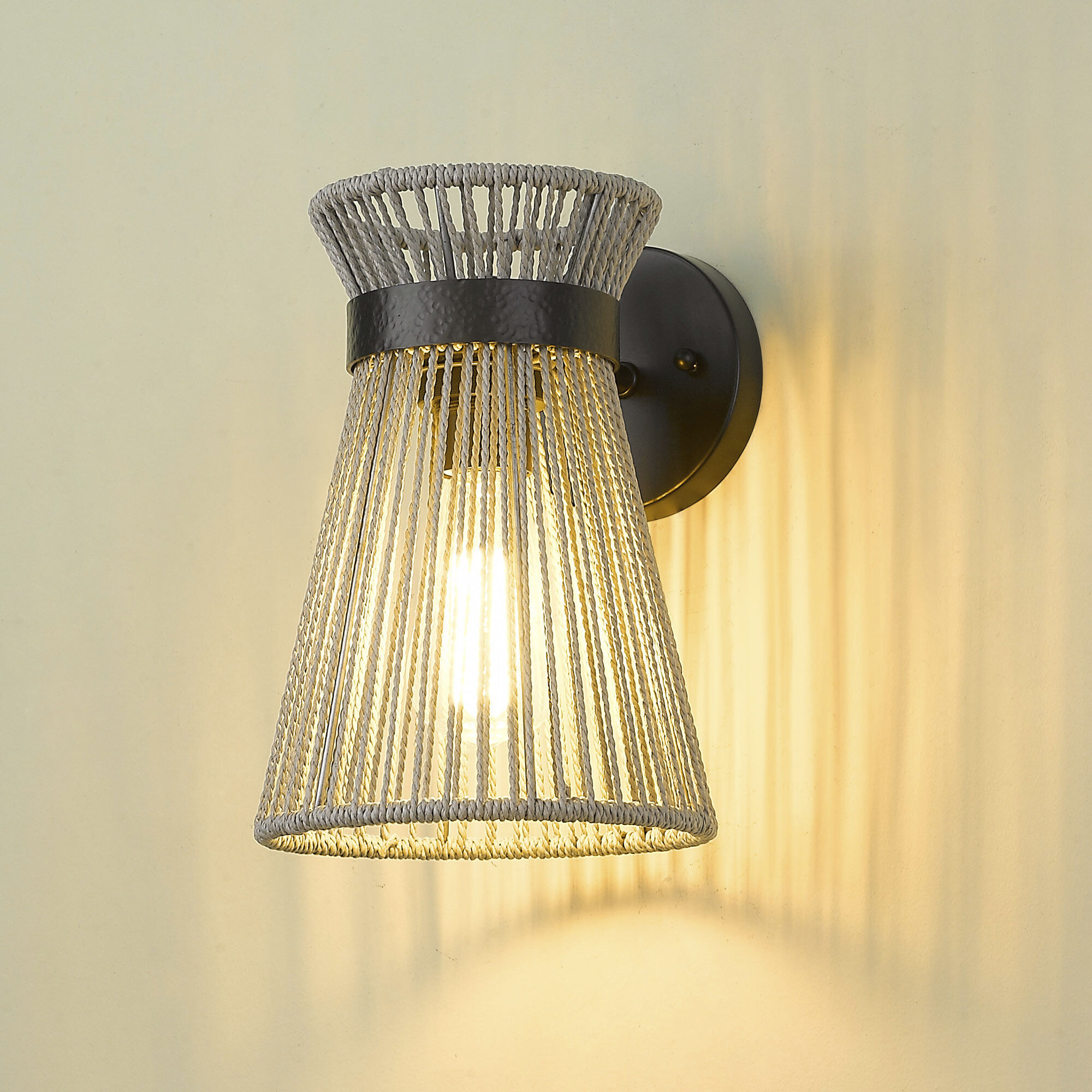 Avon 1 Light 7.63 inch Matte Black Wall Sconce Wall Light