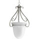Torino 3 Light 19.75 inch Brushed Nickel Hall & Foyer Ceiling Light