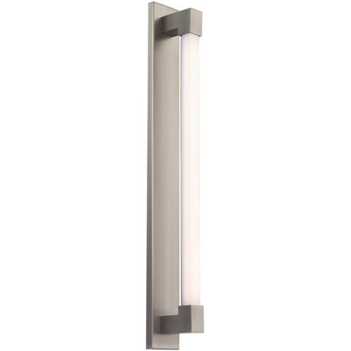 Barre 1 Light 27 inch Brushed Nickel Bath Vanity & Wall Light in 2700K, 27in.