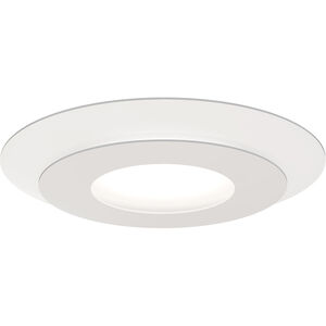 Offset LED 20 inch Textured White Flush Mount Ceiling Light