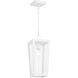 Bravo 1 Light 6.5 inch White Pendant Ceiling Light