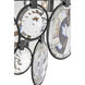 Nala LED 40 inch Black Chandelier Ceiling Light