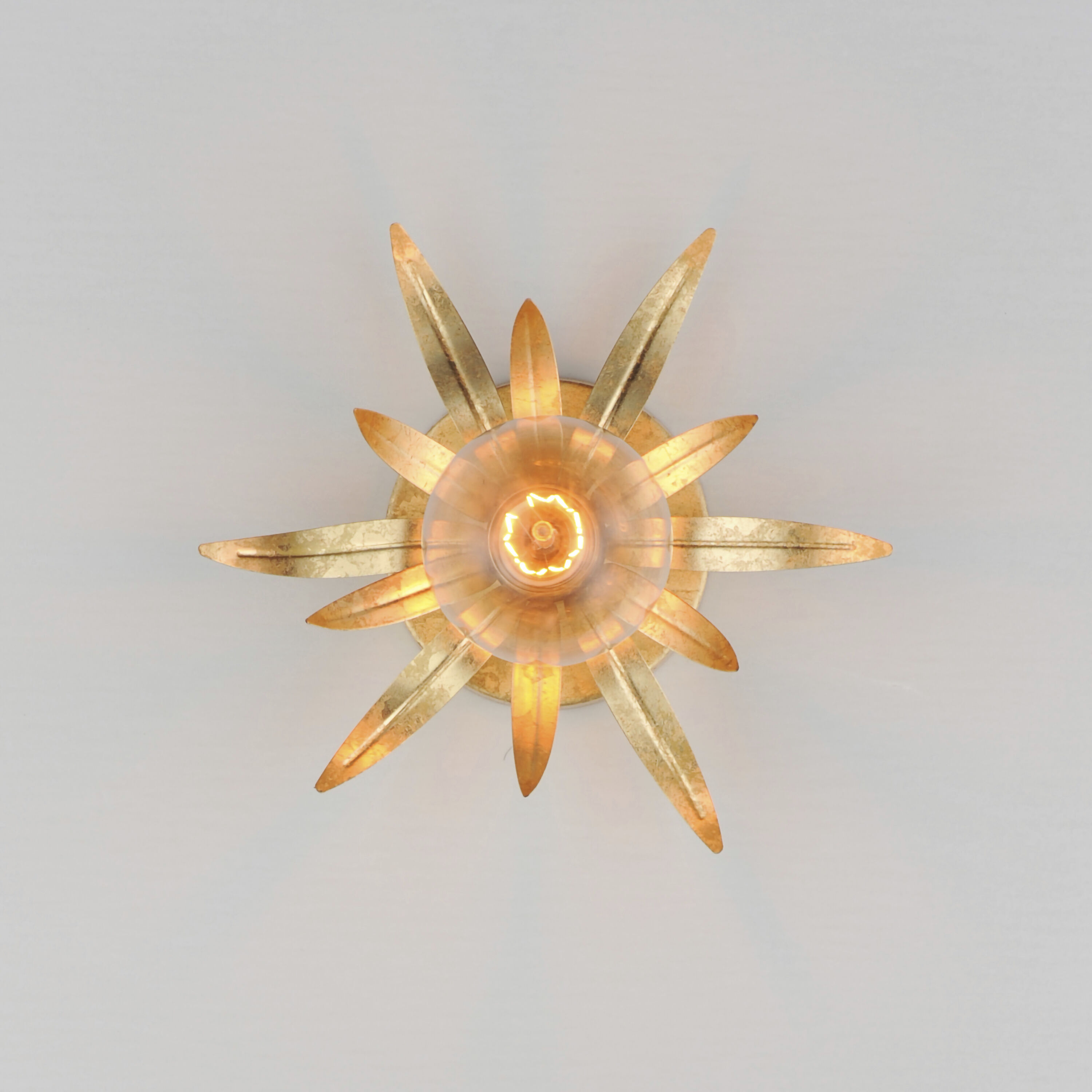 Paloma 1 Light 10 inch Gold Leaf ADA Wall Sconce Wall Light
