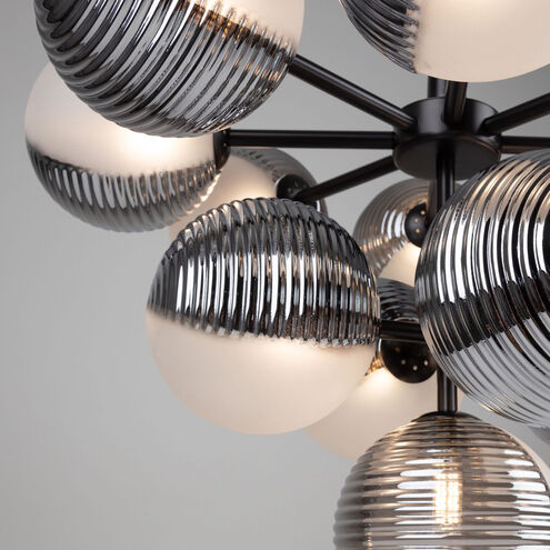 Bolla LED 24.5 inch Black Chandelier Ceiling Light