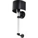 Teagon 1 Light 8 inch Matte Black Wall Sconce Wall Light