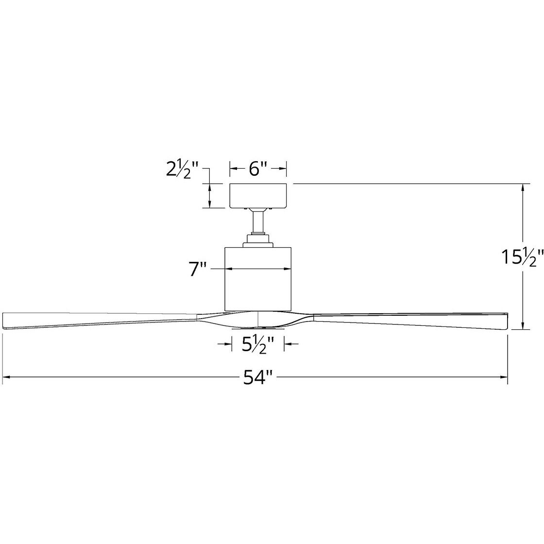 Aviator 54 inch Graphite and Weathered Gray with Weathered Gray Blades Downrod Ceiling Fan in Graphite Weathered Gray, Smart Ceiling Fan