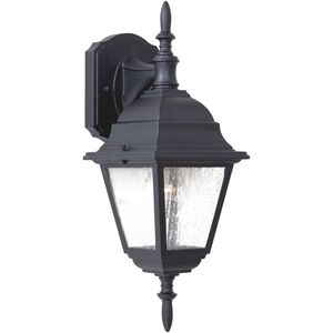 Bay Hill 1 Light 17 inch Coal Outdoor Wall Mount in Black, Great Outdoors