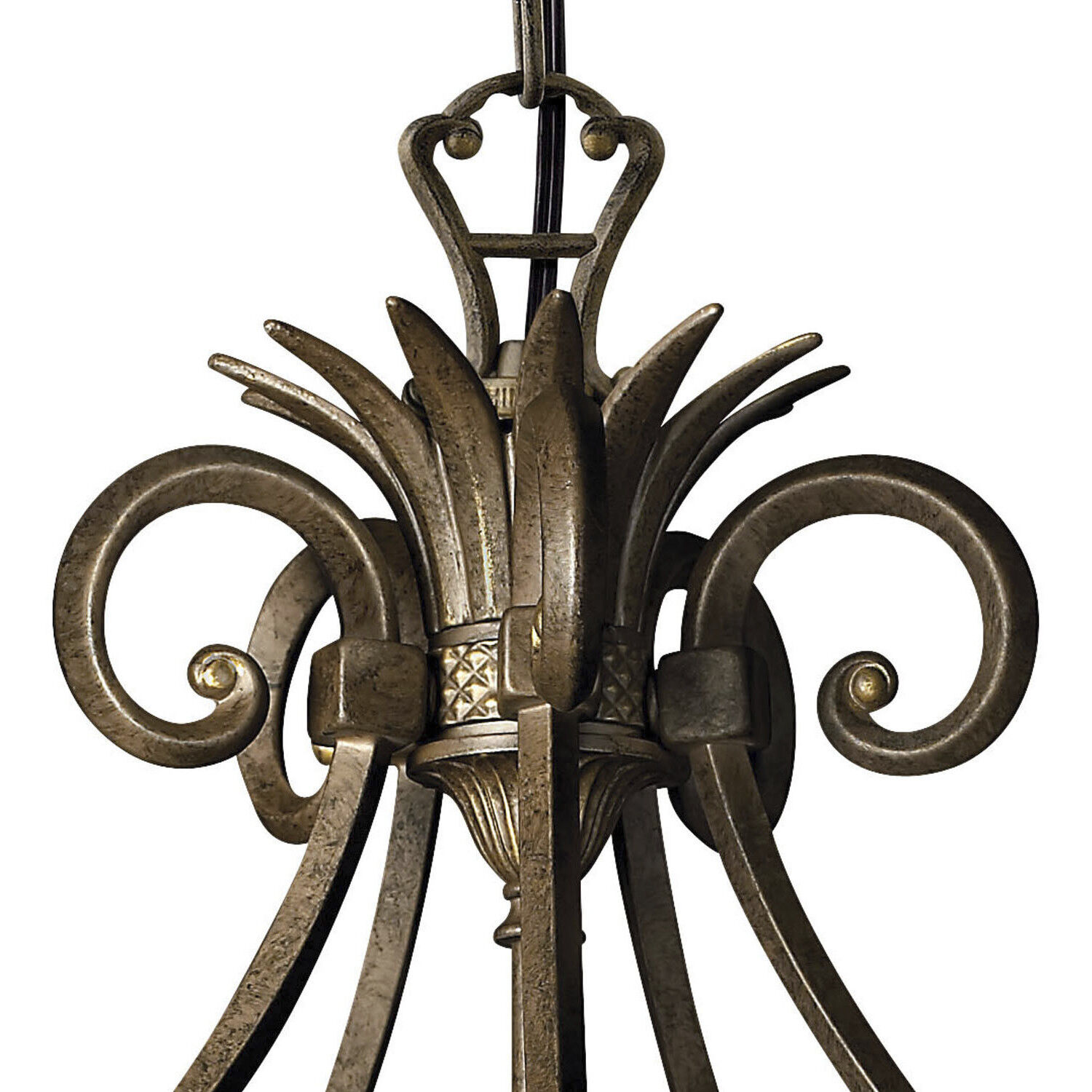 Plantation 5 Light 22.25 inch Pearl Bronze Indoor Chandelier Ceiling Light