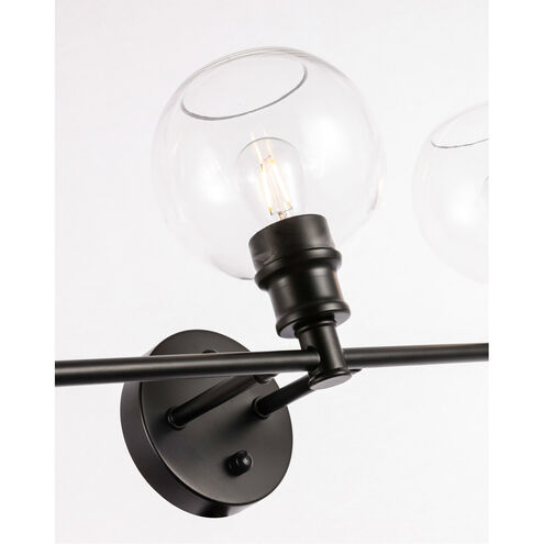 Collier 5 Light 47 inch Black Wall sconce Wall Light